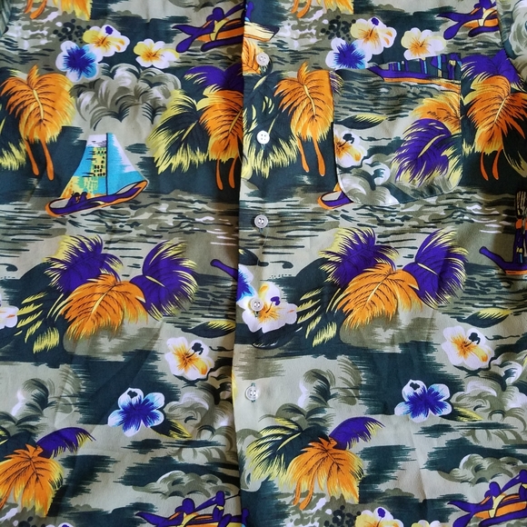 Vintage Aloha Hawaiian Shirt - Size L - Picture 8 of 9